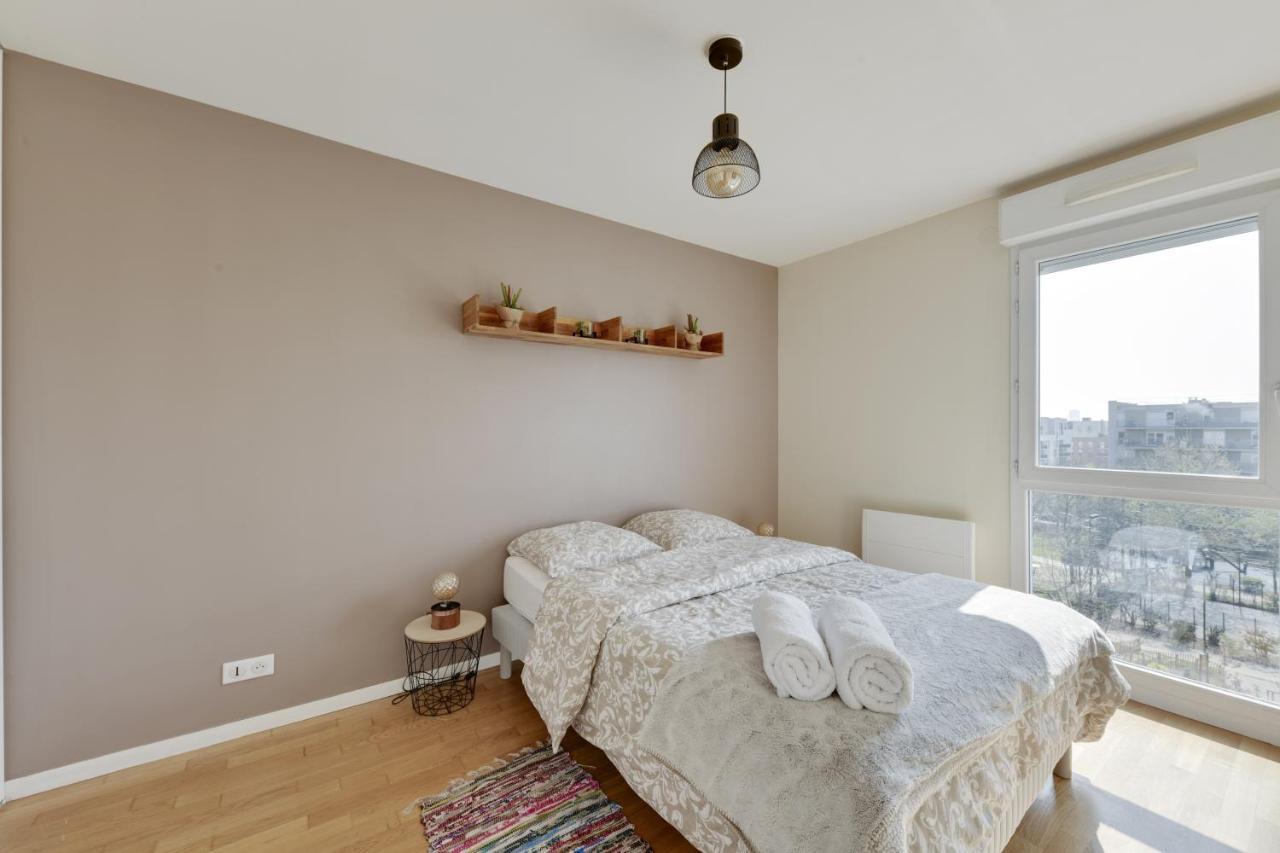Chic Apart With Great View Of Paris Daire Saint-Denis  Dış mekan fotoğraf